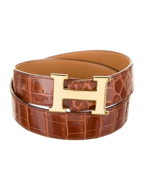 hermes crocodile leather belt|hermes crocodile belt kit.